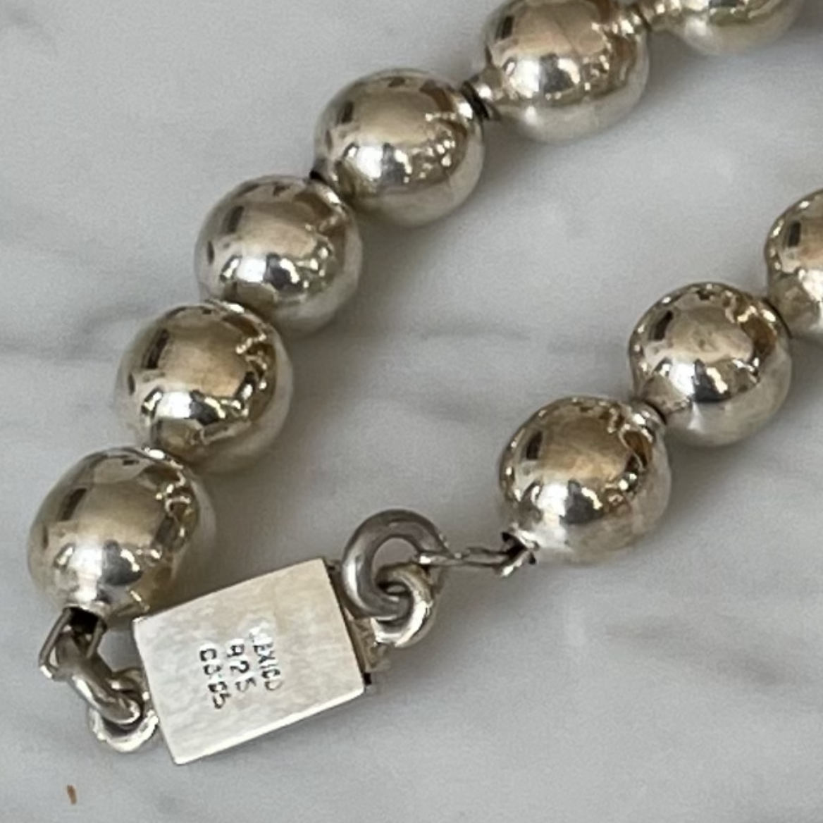 Vintage Mexican Silver Necklace EDINMOSS