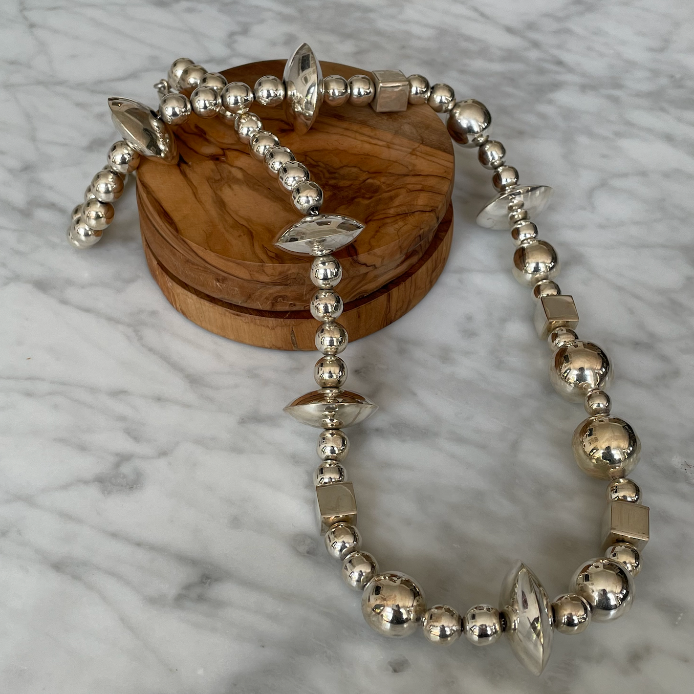 Vintage Mexican Silver Necklace