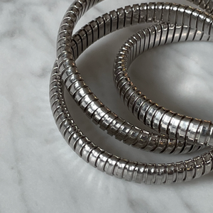 Silver Triple Tubogas Bracelet